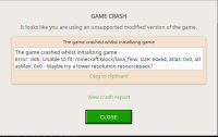 05-14-19 Minecraft PC Edition Crash Error.PNG