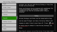 Horse requires empty hand to tame according to how to play.png