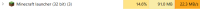 MinecraftLauncherDiskUsage.PNG
