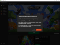 nothing happens, click play again and launcher thinks game is running fine.png