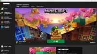 Minecraft Launcher as it currently is.png